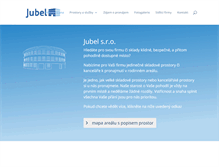 Tablet Screenshot of jubel.cz